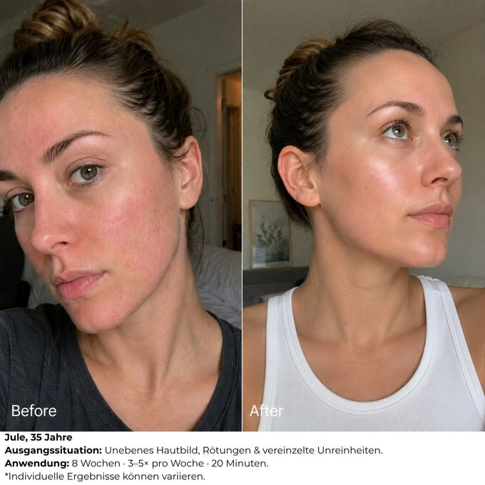LED Face Mask im Sommer
